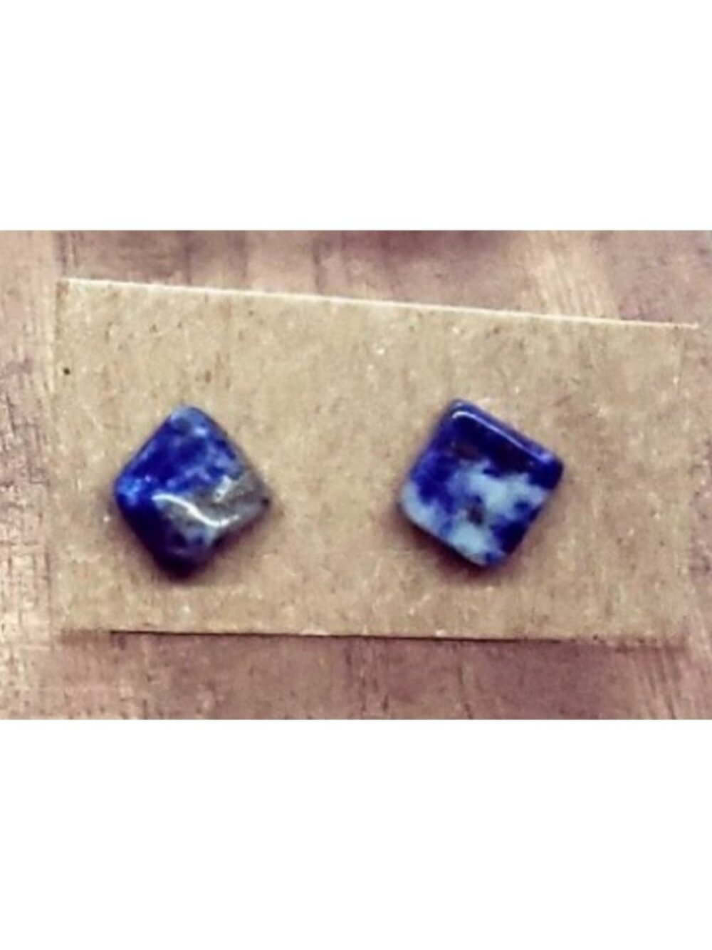 Lapis lazuli studs